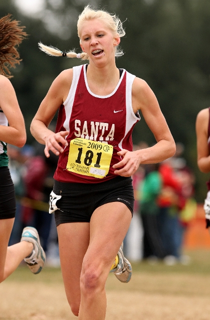 2009 CIF XC Girls D4-107.JPG - 2009 California CIF Cross Country Championships, Woodward Park, Fresno, California